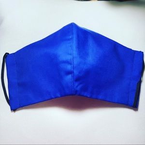 Blue handmade facemask